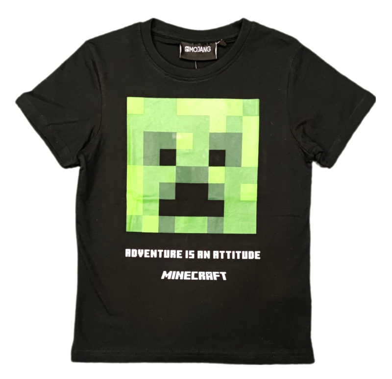 Minecraft T-Shirt in schwarz